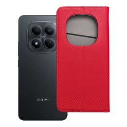 Flip case for Xiaomi Redmi NOTE 15 PRO 5G Smart Case Book red
