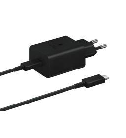 Оригінальний зарядний пристрій Samsung Fast Charger EP-T4510XBEGEU USB Typ C 3A 45W czarna blister