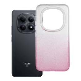 Чохол для Xiaomi Redmi Note 15 PRO PLUS 5G Shining прозорий рожевий
