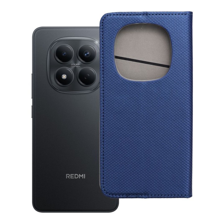 Чехол с клапаном для Xiaomi Redmi NOTE 15 5G Smart Case Book темно-синий