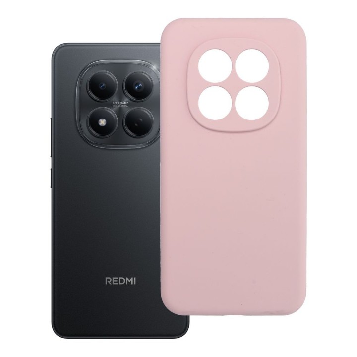 Etui na Xiaomi Redmi Note 15 PRO PLUS 5G Silicone 2mm (camera protection) pudrowy róż