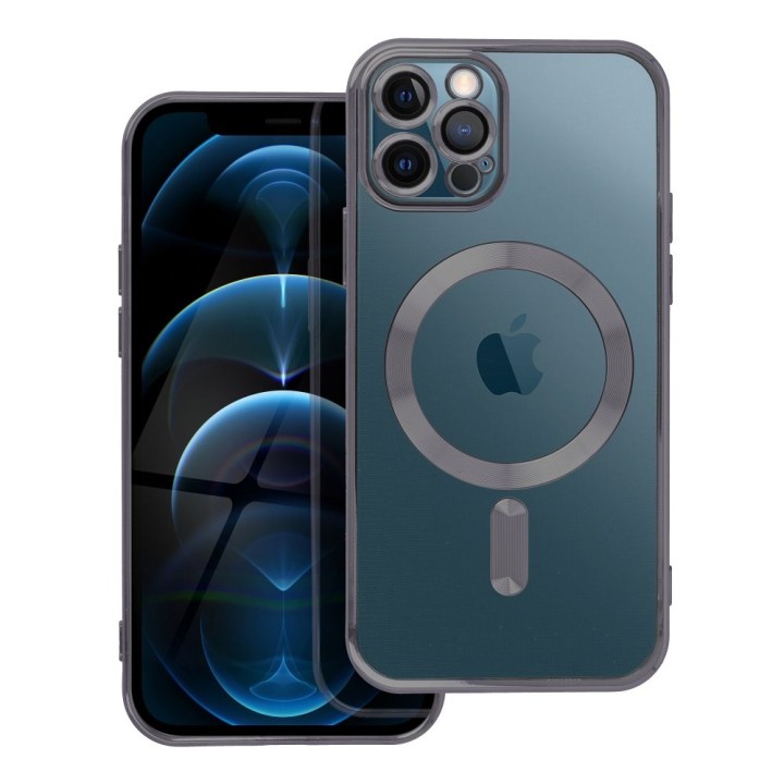 Чехол для iPhone 12 PRO Electro Mag Cover совместимый с MagSafe черный