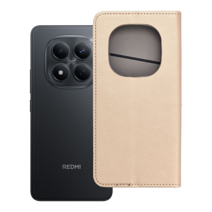 Чохол з клапаном для Xiaomi Redmi NOTE 15 PRO 5G Smart Case Book золотий