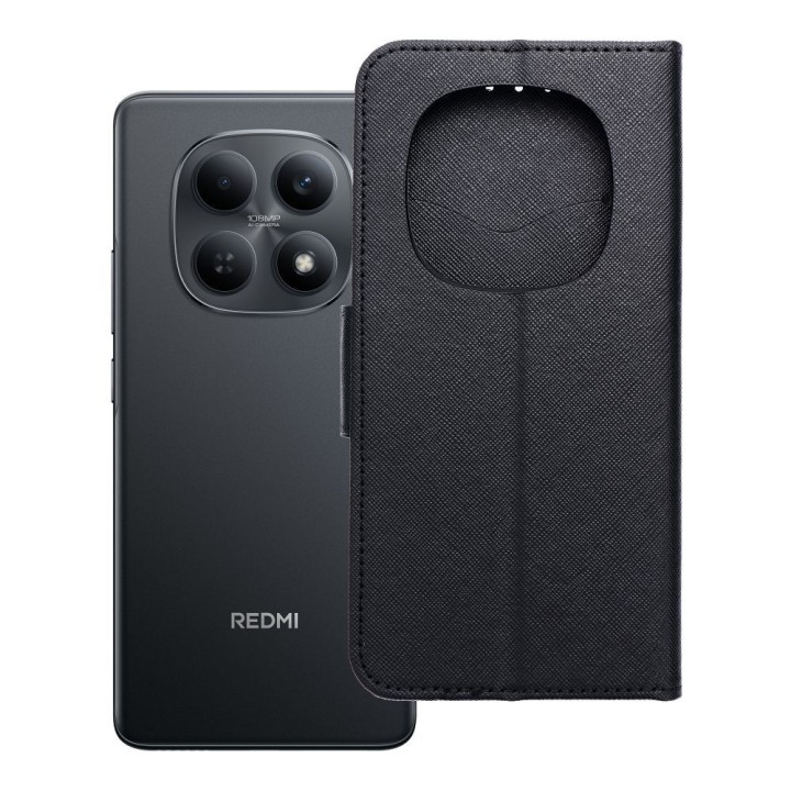Чехол с клапаном для Xiaomi Redmi NOTE 15 5G Fancy Book черный