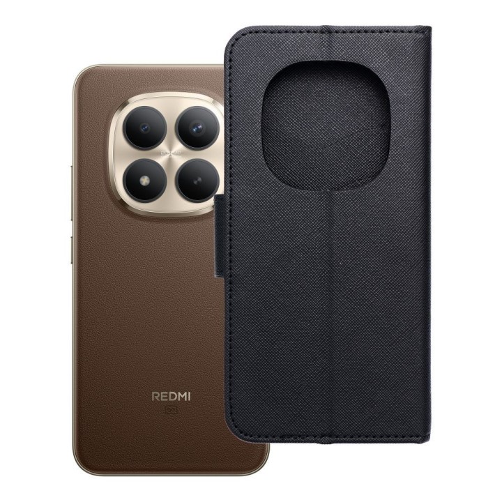 Чехол с клапаном для Xiaomi Redmi NOTE 15 PRO PLUS 5G Fancy Book черный