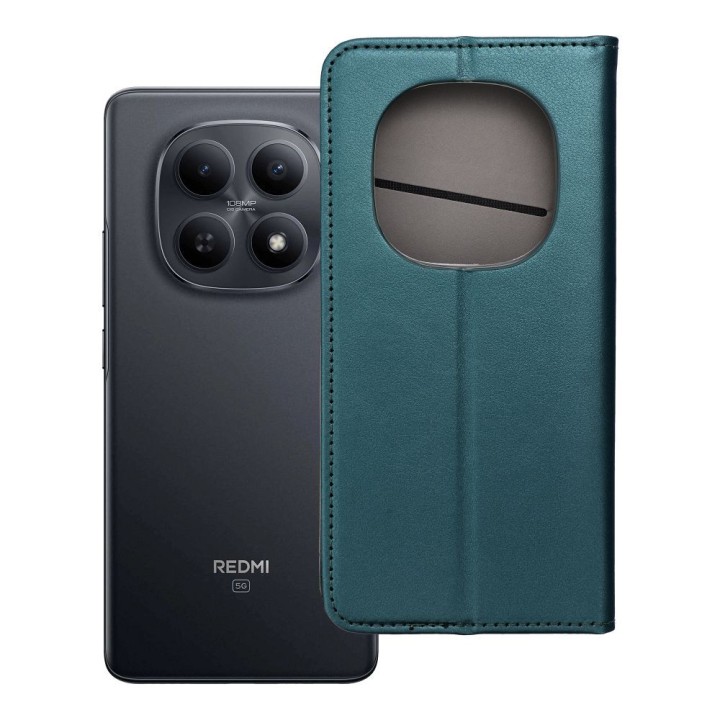 Flip case for Xiaomi Redmi NOTE 15 PRO PLUS 5G Smart Magneto dark green