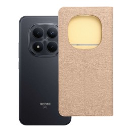 Чехол с клапаном для Xiaomi Redmi NOTE 15 PRO PLUS 5G Luna Book Gold золотой