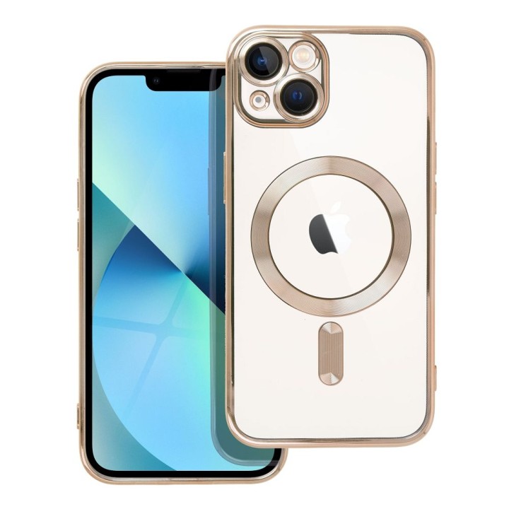 Case for iPhone 13 Electro Mag Cover MagSafe compatible gold
