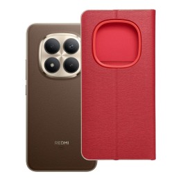 Чохол з клапаном для Xiaomi Redmi NOTE 15 PRO PLUS 5G Luna Book Gold червоний
