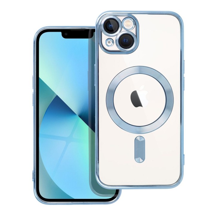 Case for iPhone 13 Electro Mag Cover MagSafe compatible blue