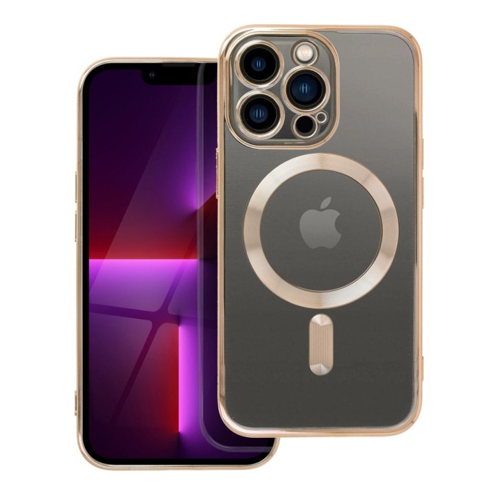 Чохол для iPhone 13 PRO Electro Mag Cover сумісний із MagSafe золотий