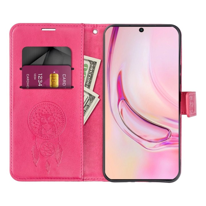 Etui z klapką na Xiaomi Redmi NOTE 15 PRO PLUS 5G Mezzo Book łapacz snów magenta