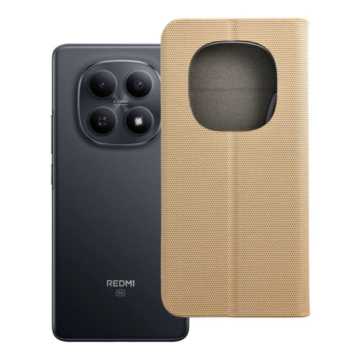 Чохол з клапаном для Xiaomi Redmi NOTE 15 PRO 5G Sensitive Book золотий