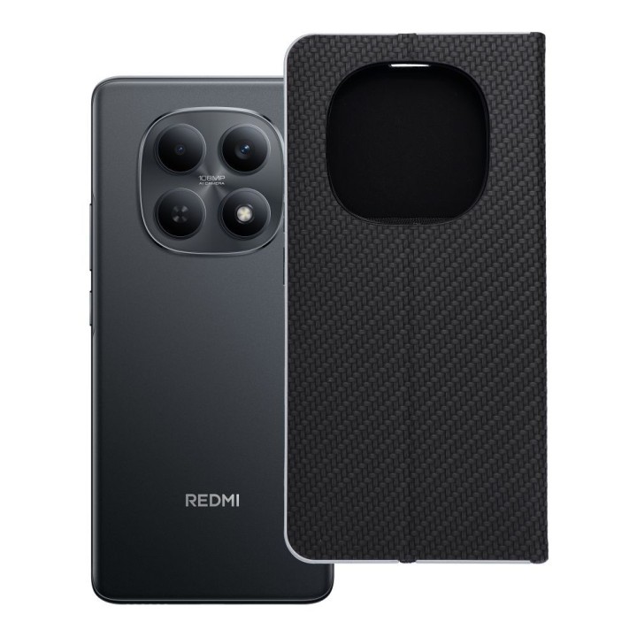 Flip case for Xiaomi Redmi NOTE 15 5G Luna Book Carbon black