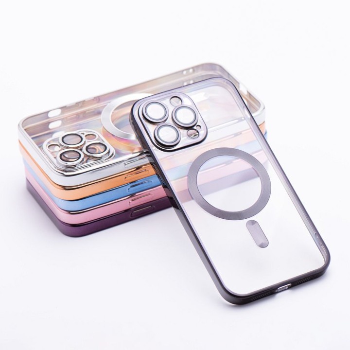 Case for iPhone 13 Electro Mag Cover MagSafe compatible black