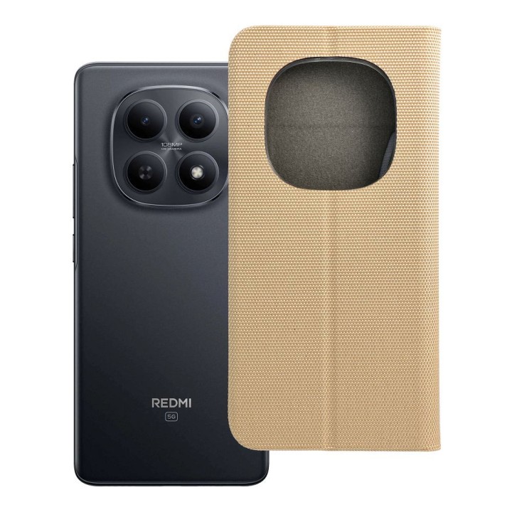 Flip case for Xiaomi Redmi NOTE 15 PRO PLUS 5G Sensitive Book gold