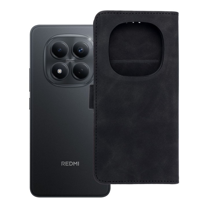 Etui z klapką na Xiaomi Redmi NOTE 15 PRO 5G Tender Book czarne