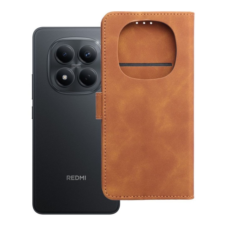 Flip case for Xiaomi Redmi NOTE 15 5G Tender Book brown