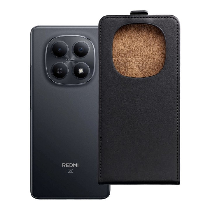 Flip case vertical for Xiaomi Redmi NOTE 15 5G Slim Flexi Fresh black