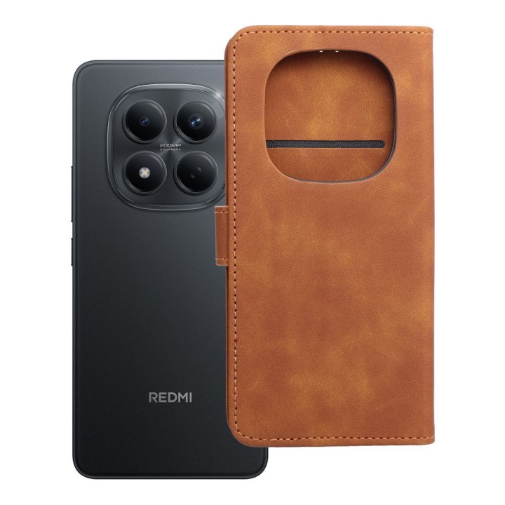 Flip case for Xiaomi Redmi NOTE 15 PRO 4G Tender Book brown