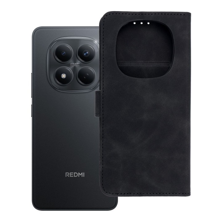 Чехол с клапаном для Xiaomi Redmi NOTE 15 5G Tender Book черный