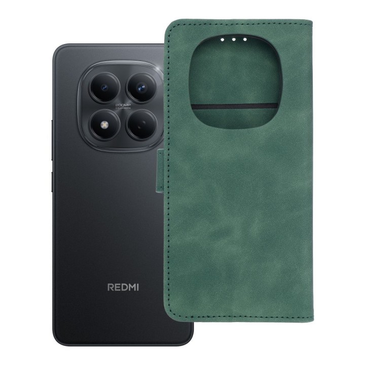 Чехол с клапаном для Xiaomi Redmi NOTE 15 5G Tender Book зеленый