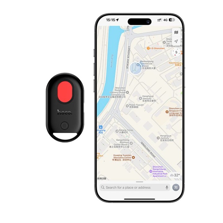 Трекер сумісний з Apple Find My Hoco E95 чорний