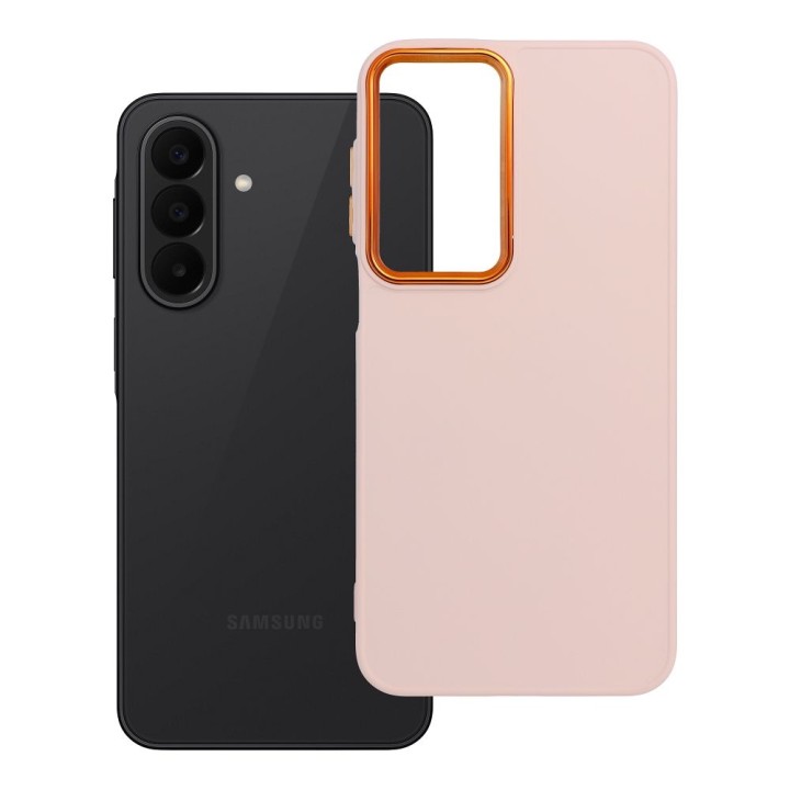 Чохол для Samsung A27 5G Frame пудрово-рожевий