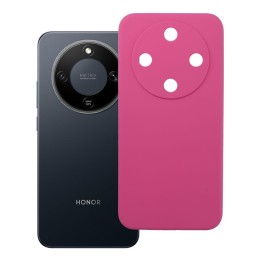 Чехол для Honor Magic 8 LITE Silicone 2mm (camera protection) розовый
