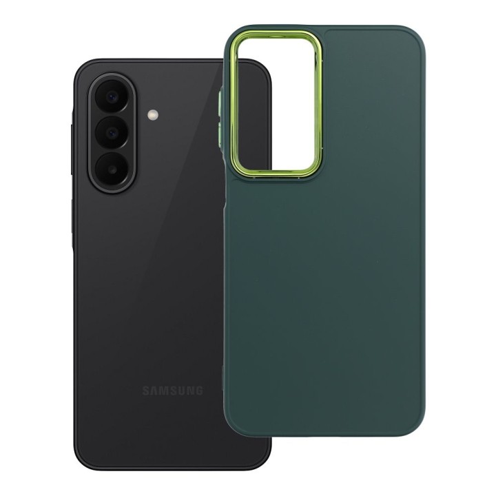 Etui na Samsung A27 5G Frame zielone