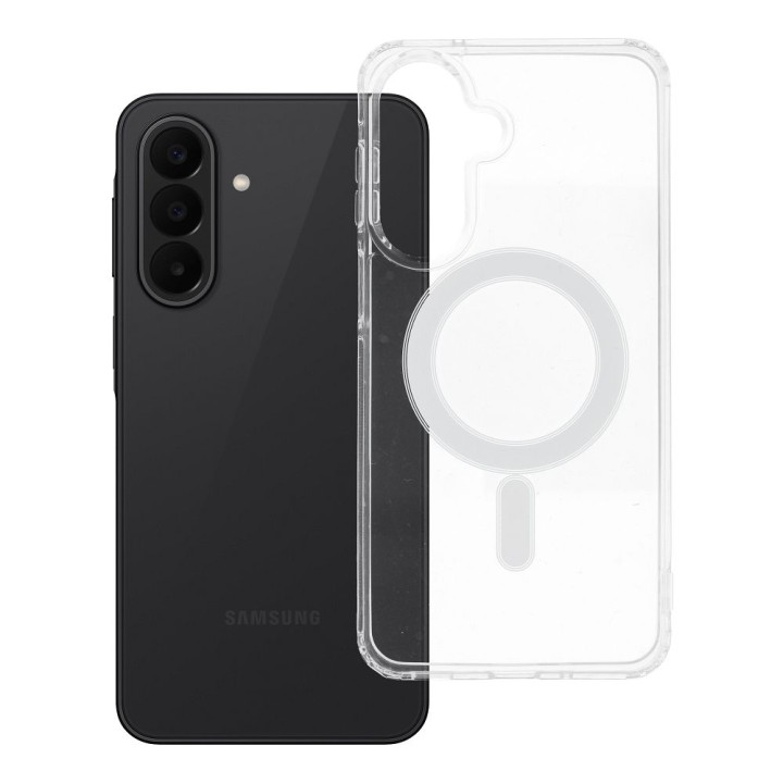 Case for Samsung A27 Clear Mag Cover (STR) MagSafe compatible transparent