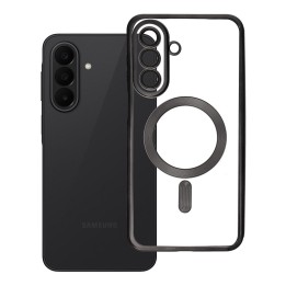 Чехол для Samsung A27 Electro Mag Cover совместимый с MagSafe черный