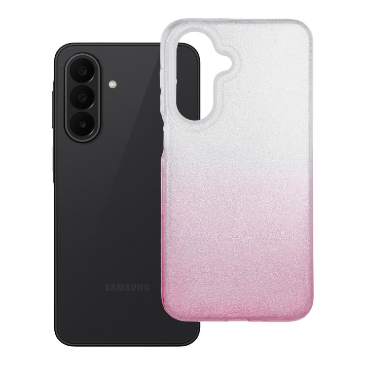 Чехол для Samsung A27 5G Shining прозрачный розовый