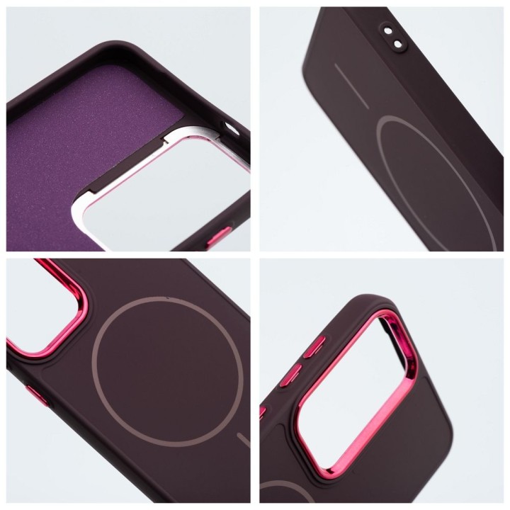 Case for Samsung A27 Frame Mag Cover MagSafe compatible purple