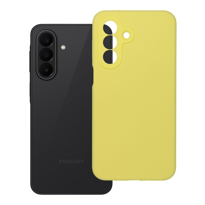 Etui na Samsung A27 5G Silicone 2mm (camera protection) żółte