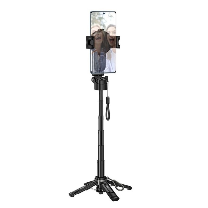 Live stand Hoco with magnetic and universal mount and wireless remote control K27 PRO black