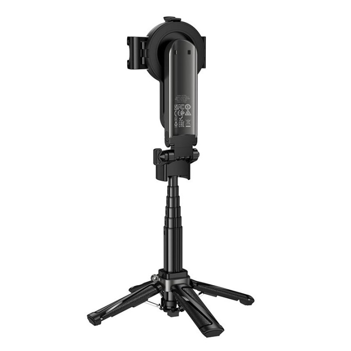 Live stand Hoco with magnetic and universal mount and wireless remote control K27 PRO black