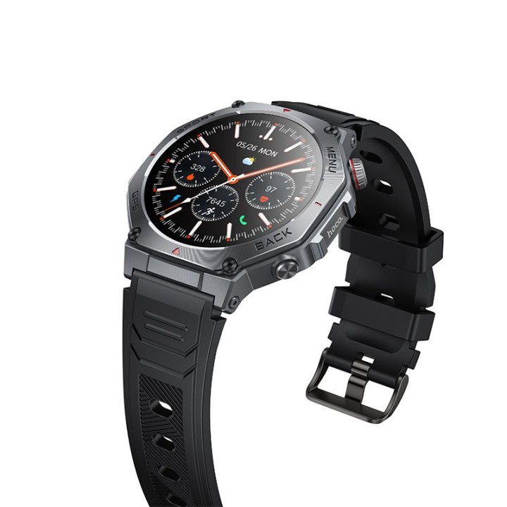 Smartwatch Hoco 1,43" AMOLED GPS with calling function Y37 black