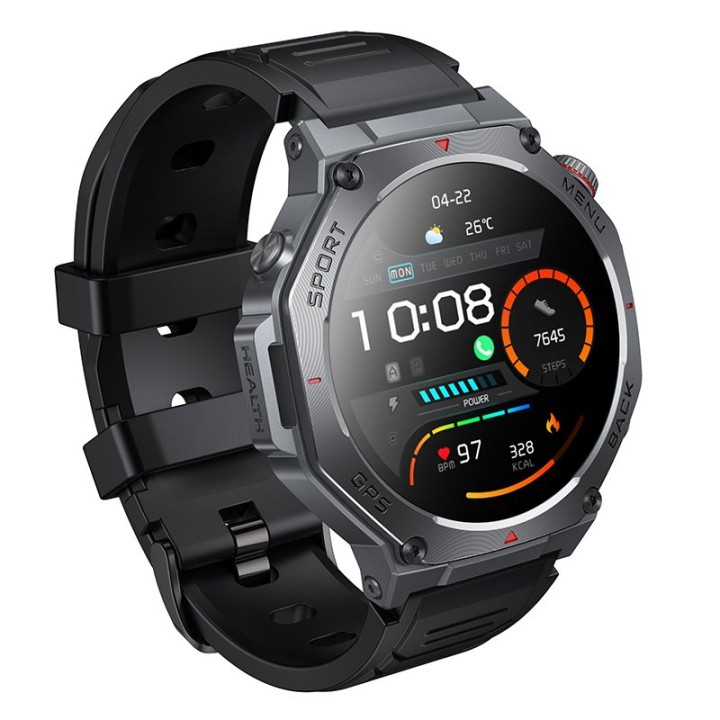 Smartwatch Hoco 1,43" AMOLED GPS with calling function Y37 black