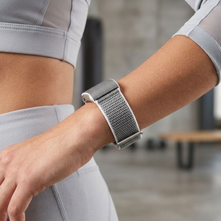 Inteligentny smart band with IP68, EKG, HR, HRV, BP, SPO2, Sleep & Strees monitor TITMO Loop I-110 silver 0INT