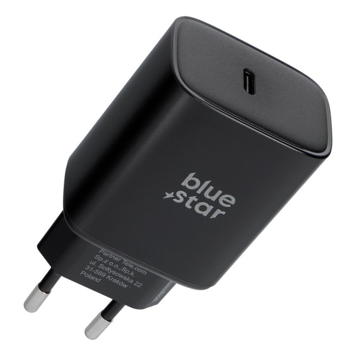 Сетевое зарядное устройство для телефона Blue Star USB C AVS (iPhone 17/18Pro/Pro Max) SFC2.0 3A 60W TFB-SFC-60W черное