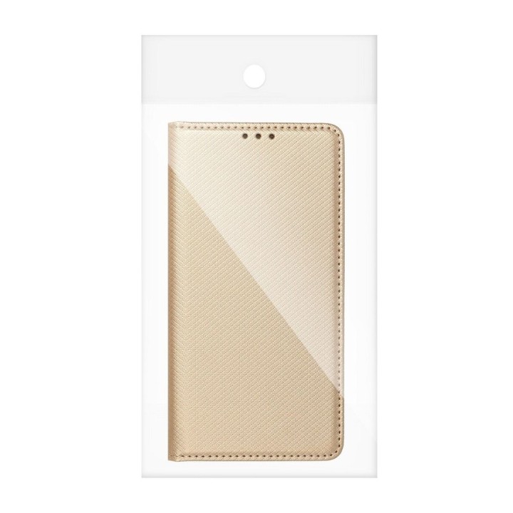 Etui z klapką na Xiaomi Redmi 9A Smart Case Book złote