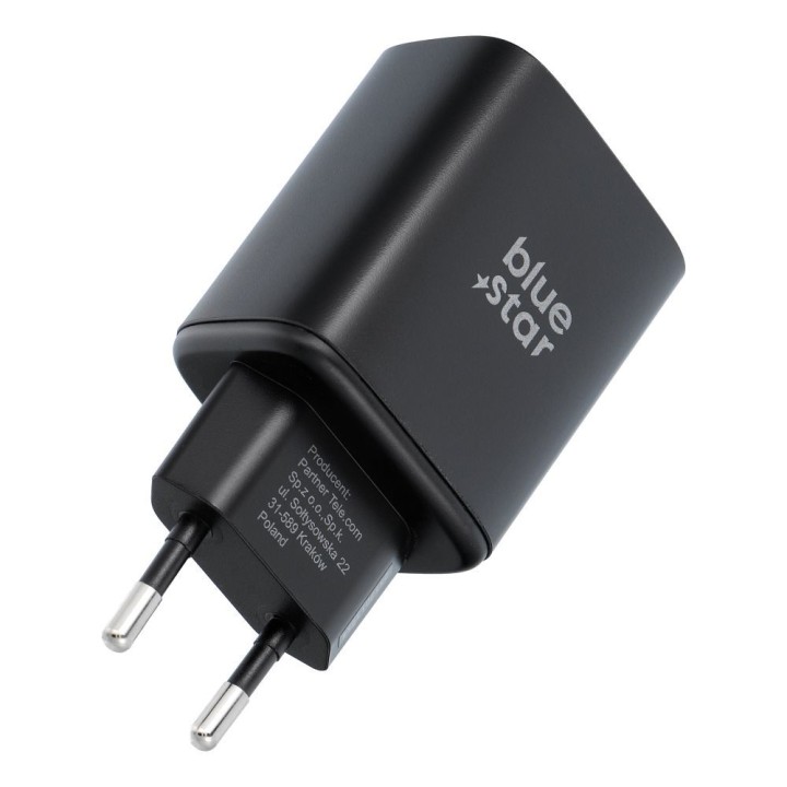 Wall charger for phone Blue Star USB C AVS (iPhone 17/18Pro/Pro Max) SFC2.0 3A 60W TFB-SFC-60W black
