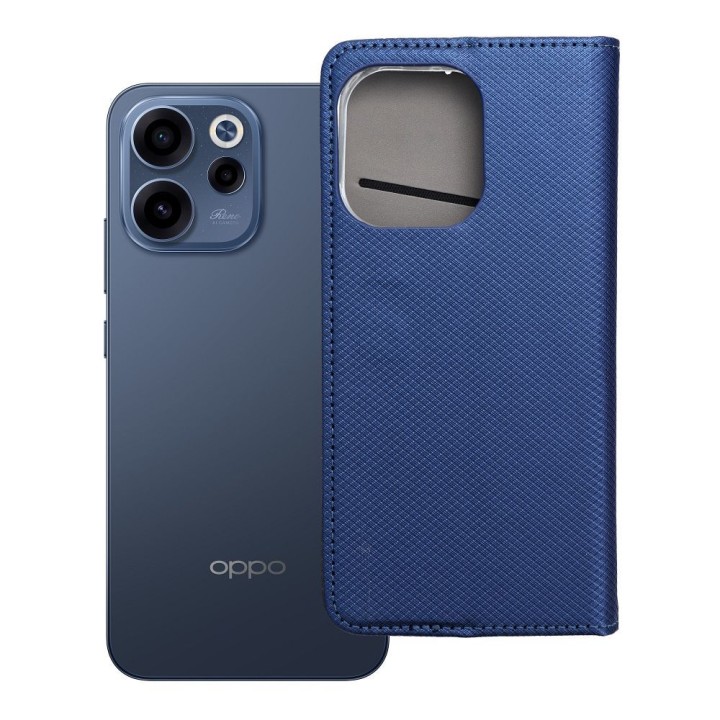 Чехол с клапаном для Oppo Reno 15 Smart Case Book темно-синий