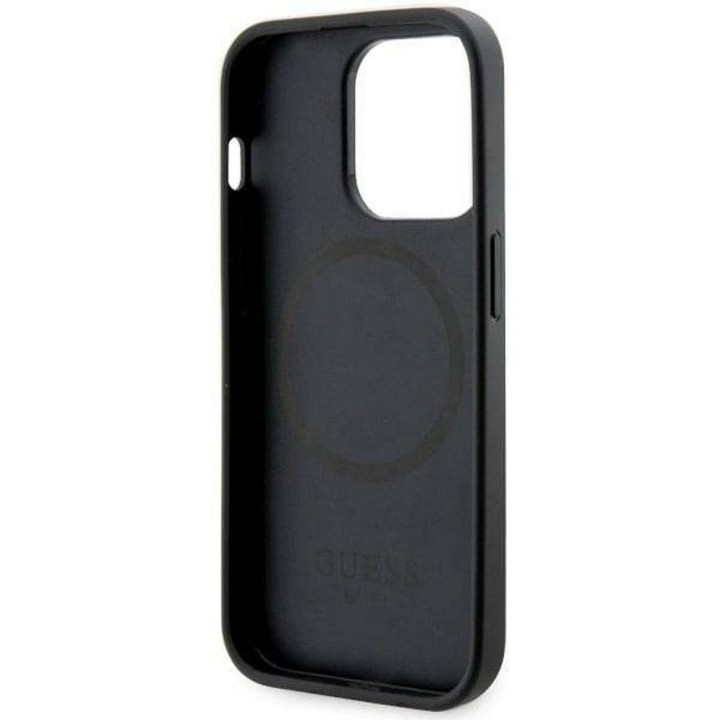 GUESS case for IPHONE 14 Pro GUHMP14LHGCFSEK (MAG GCUBE) black