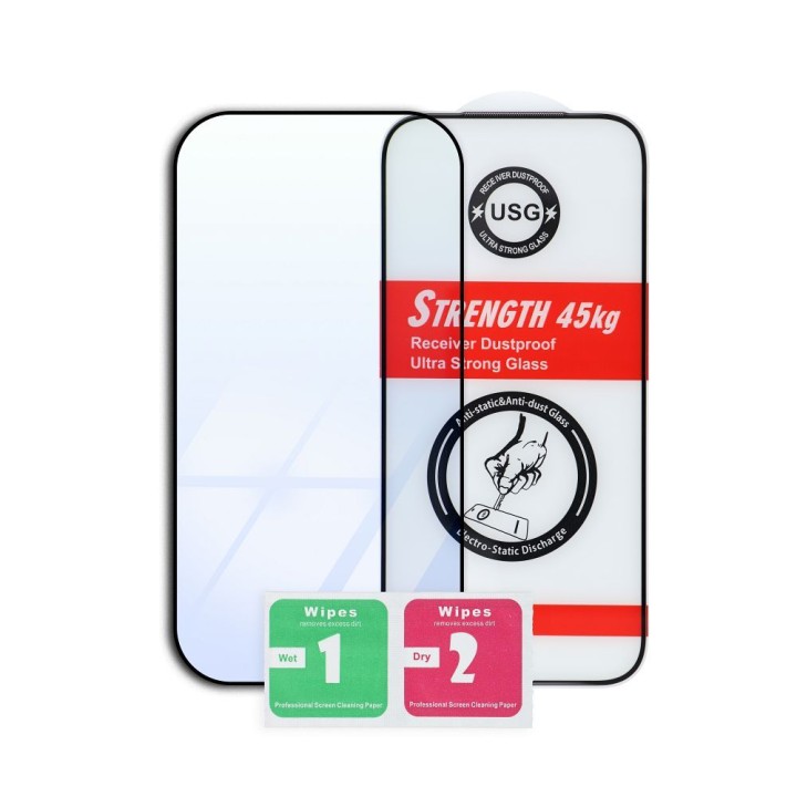 Tempered glass Ultra Strong 25KG for Samsung S24 compatible with fingerprint reader