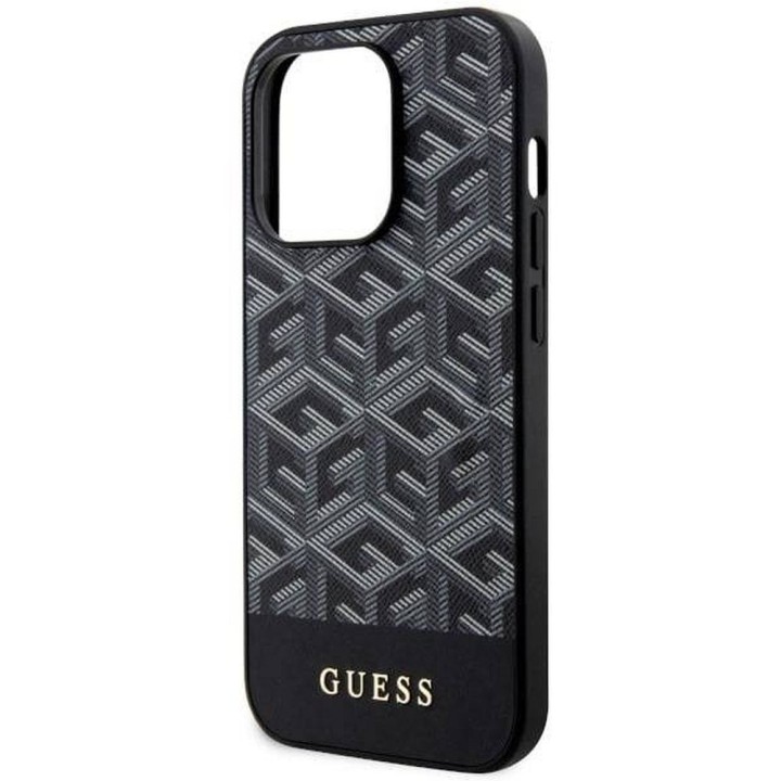 GUESS чохол для IPHONE 14 Pro GUHMP14LHGCFSEK (MAG GCUBE) чорний