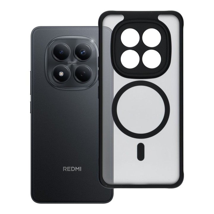 Чехол для Xiaomi Redmi Note 15 PRO 4G Full Matte Mag Cover совместимый с MagSafe черный