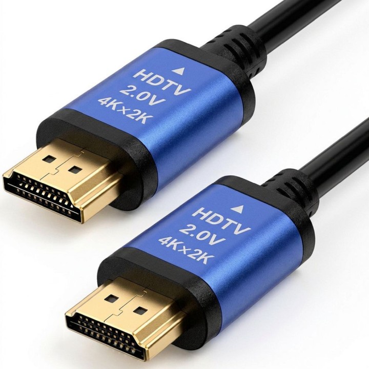 Cable HDMI 2.0 Blue Star 4K 120Hz - High Speed, HDR, ARC, Ethernet, AWM, 18Gbps 1,5 m black