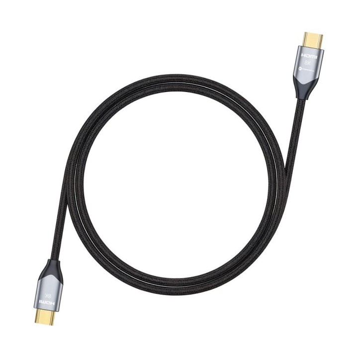 Cable HDMI 2.1 Forcell Cafule 8K 60Hz / 4K 120Hz – Ultra High Speed, HDR, eARC, VRR, 48Gbps 3 m black 0INT